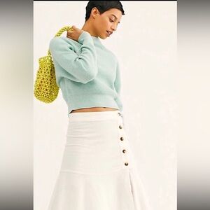 🩷Free People Too Good Pullover Sweater size XS Mint green color women